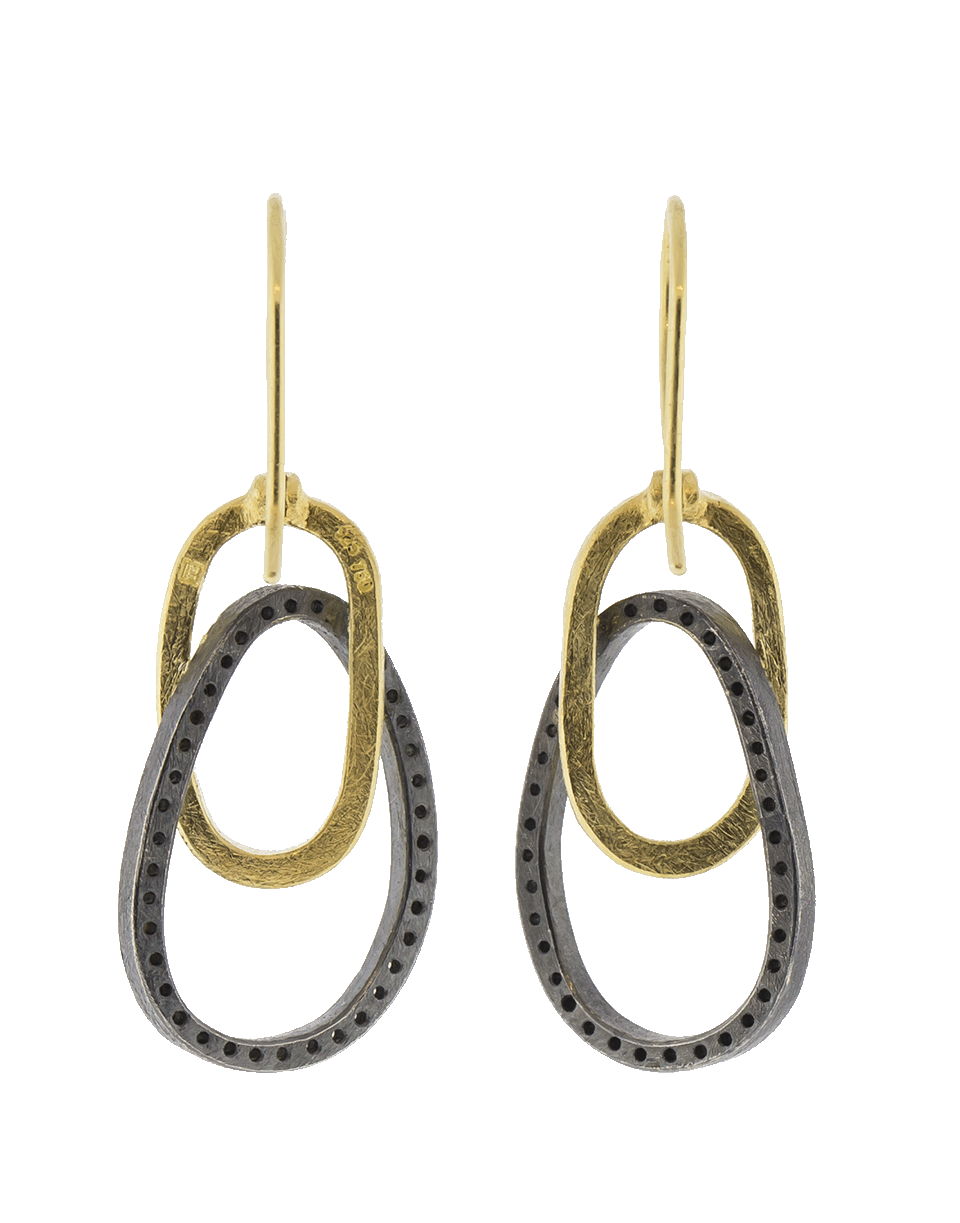 TODD REED, Circle Drop Earrings