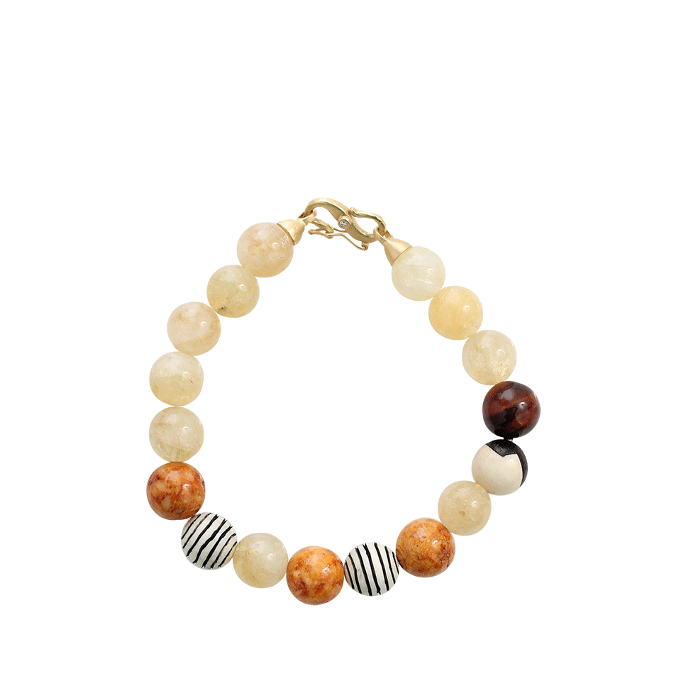 MONIQUE PEAN, Citrine Bead Bracelet