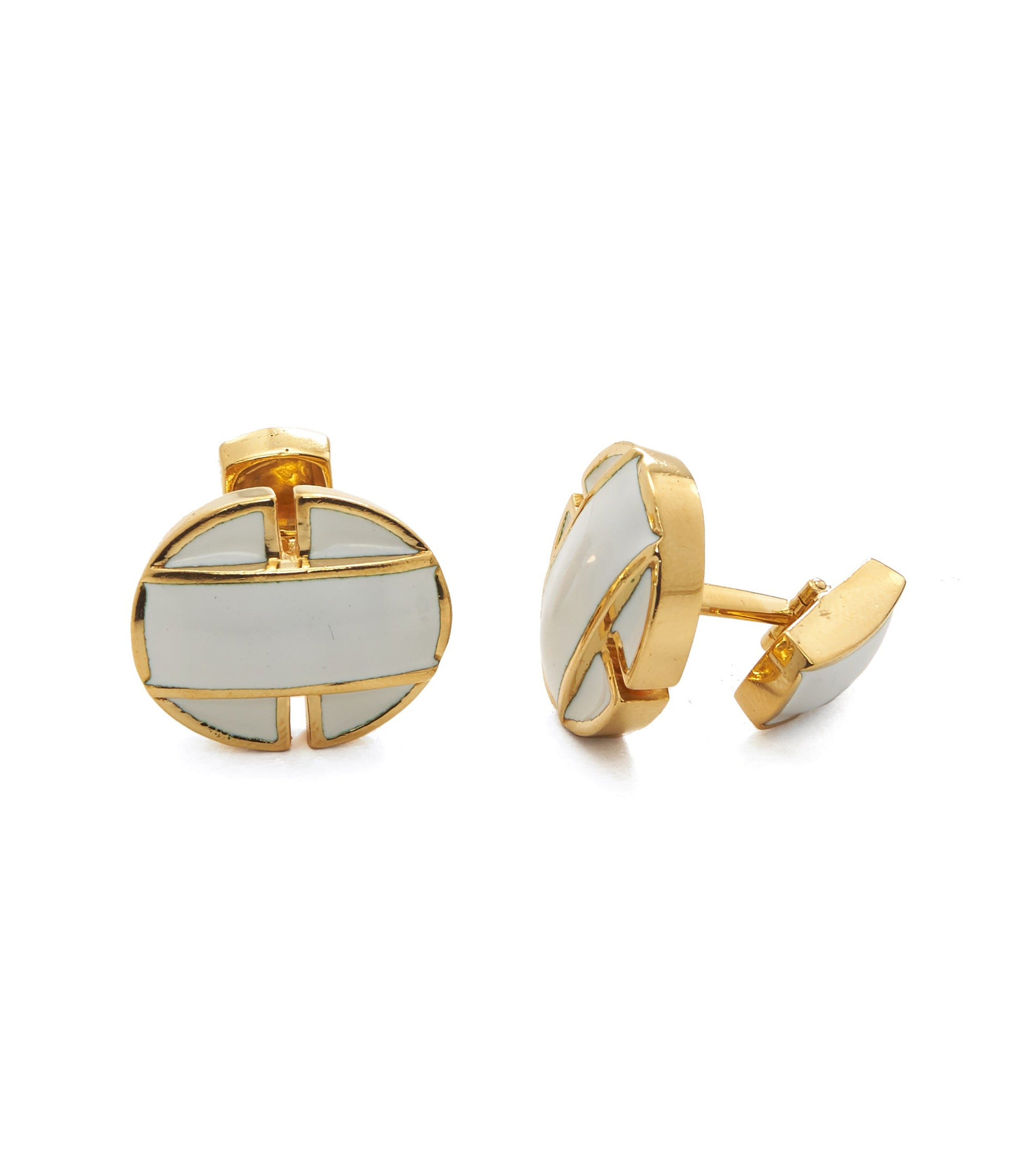 DAVID WEBB, Color Field Cuff Links