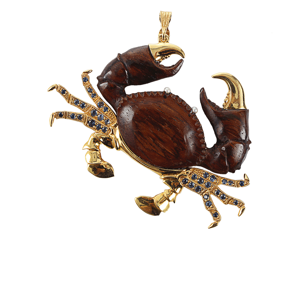 K. BRUNINI, Crab Pendant