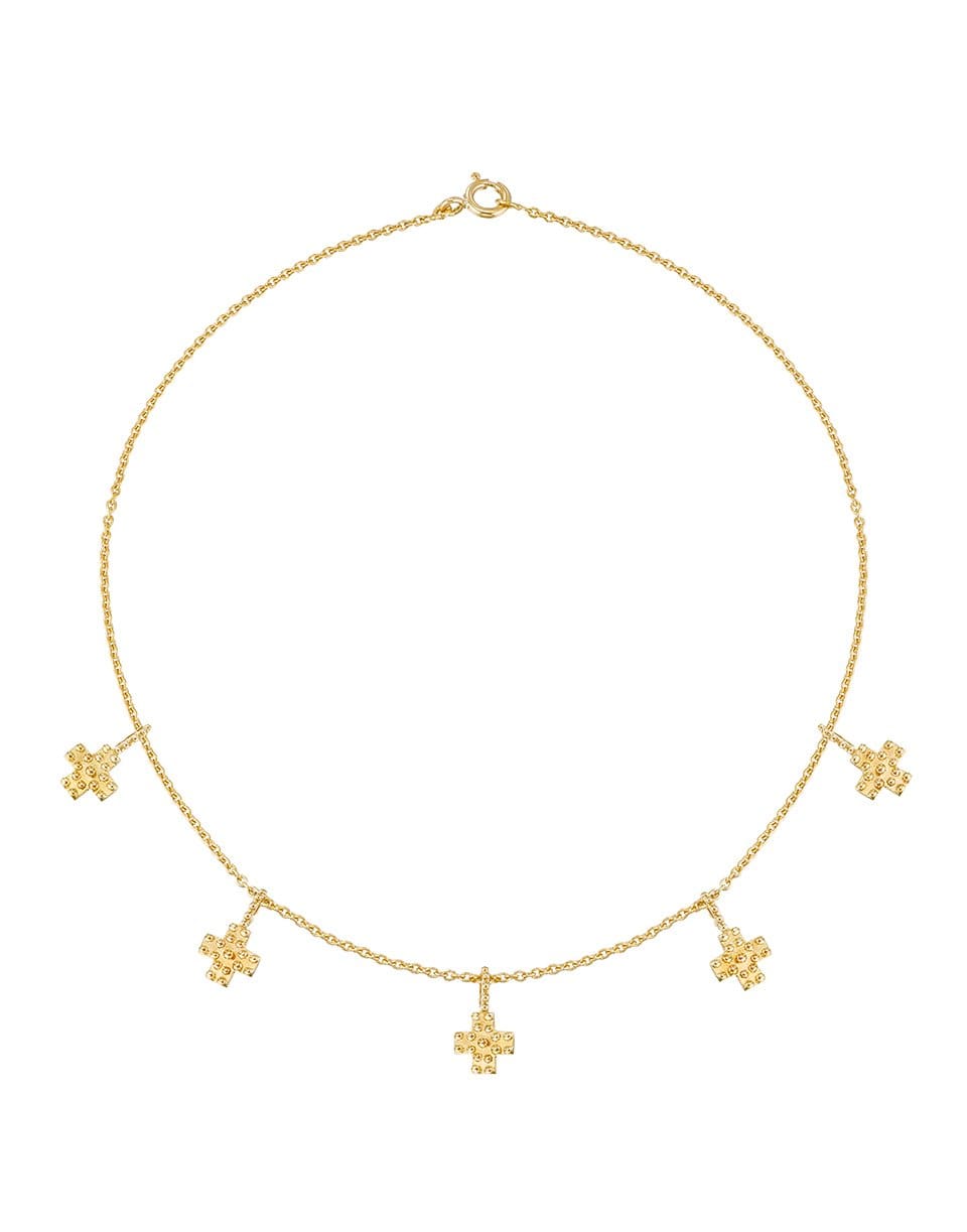 GAYA, Cross Charm Necklace