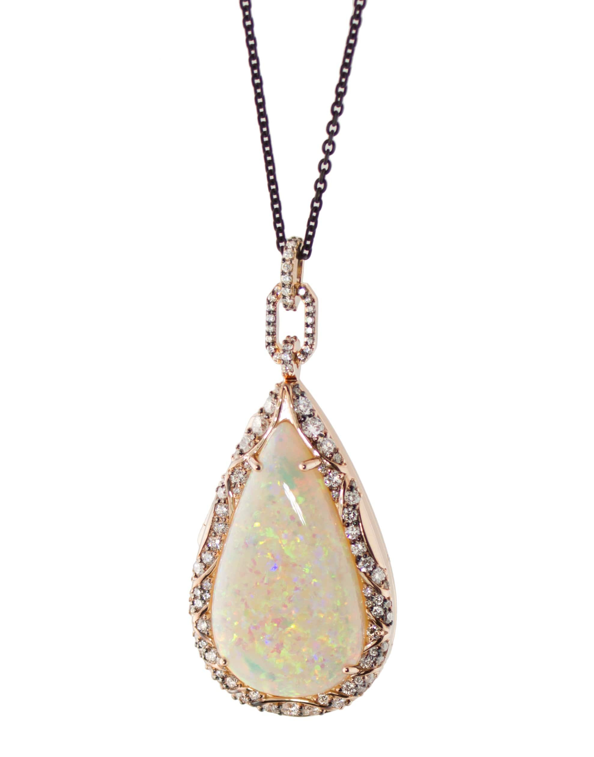 MONICA RICH KOSANN, Crystal Opal Locket