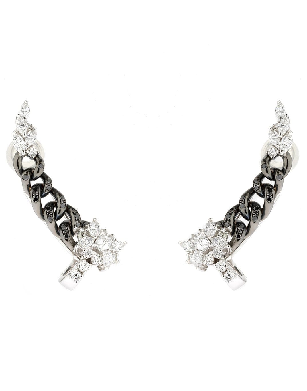 YEPREM JEWELLERY, Diamond Chain Earrings