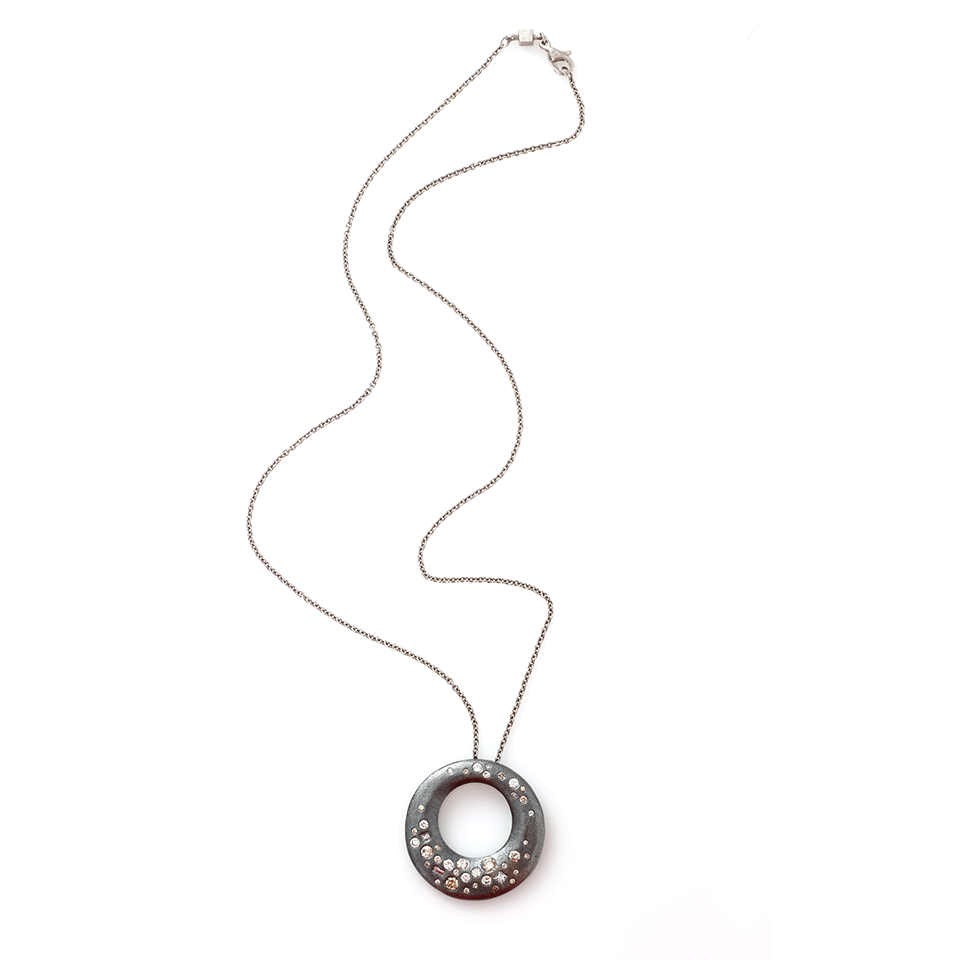 TODD REED, Diamond Circle Necklace