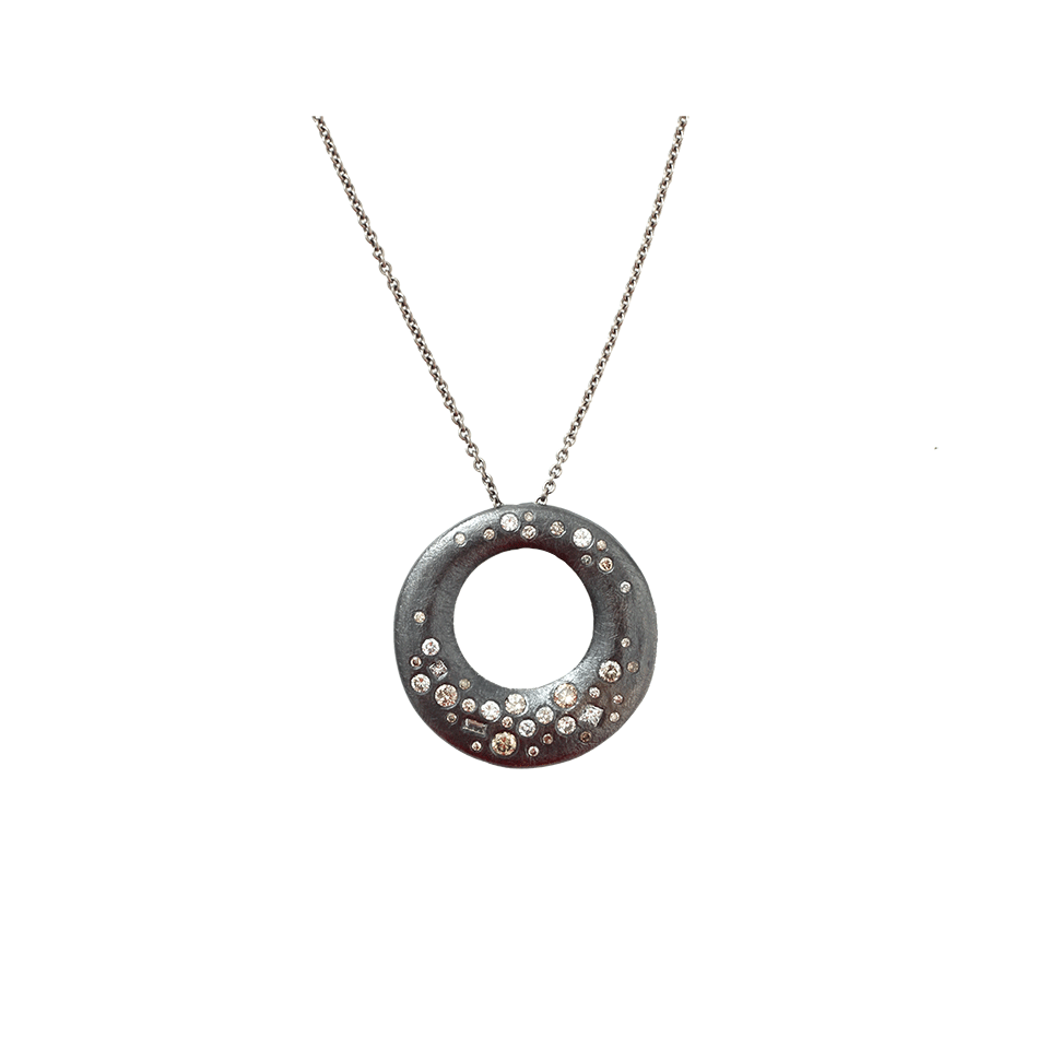 TODD REED, Diamond Circle Necklace