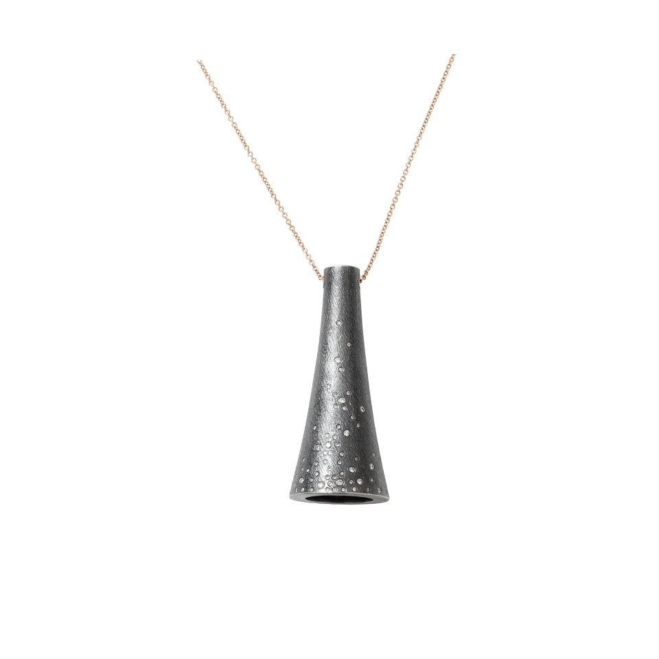 TODD REED, Diamond Cone Pendant Necklace