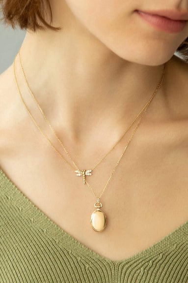 MONICA RICH KOSANN, Diamond Critter Dragonfly Necklace