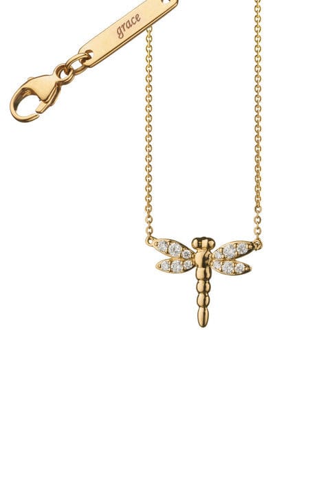 MONICA RICH KOSANN, Diamond Critter Dragonfly Necklace