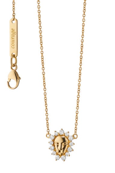 MONICA RICH KOSANN, Diamond Critter Lion Necklace