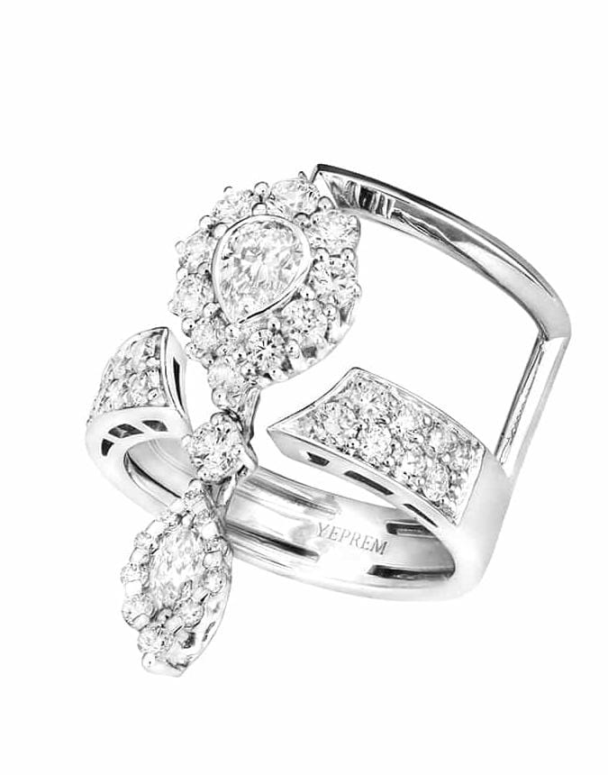 YEPREM JEWELLERY, Diamond Drop Ring