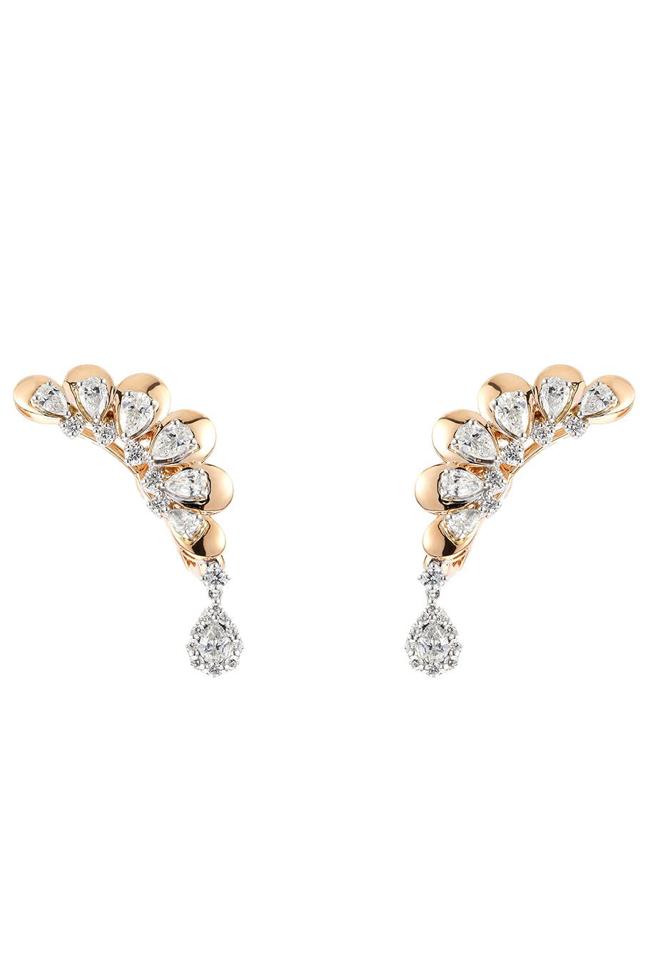 YEPREM JEWELLERY, Diamond Ear Climbers