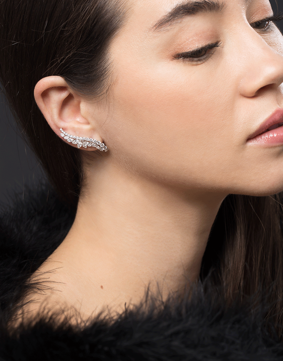 YEPREM JEWELLERY, Diamond Ear Climbers