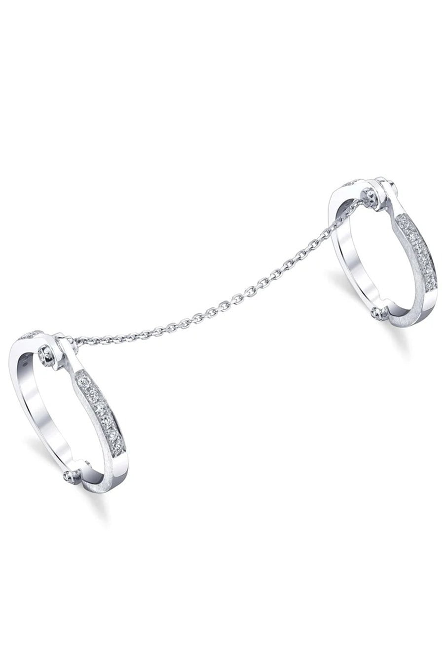 BORGIONI, Diamond Handcuff Chain Ring