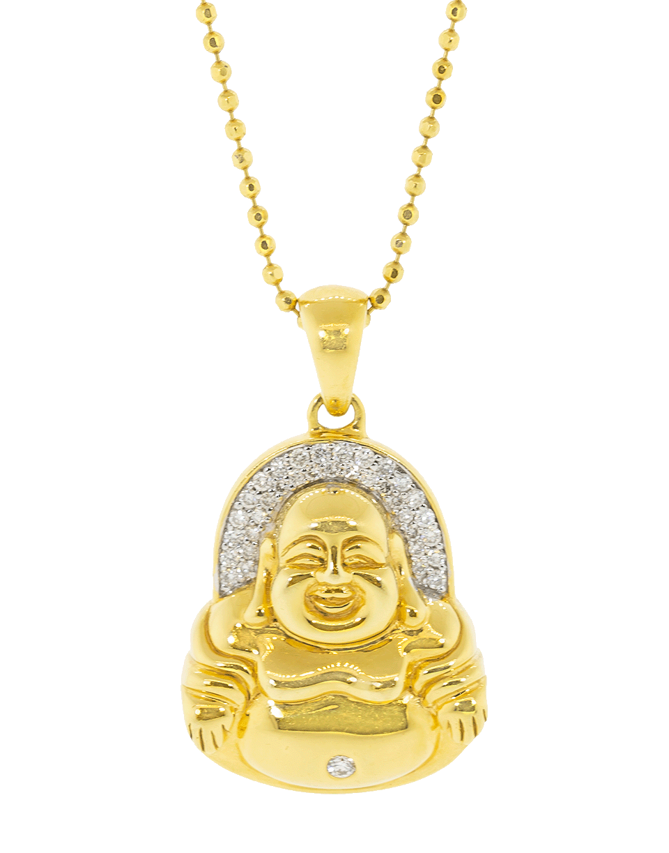 BUDDHA MAMA, Diamond Happy Buddha Pendant