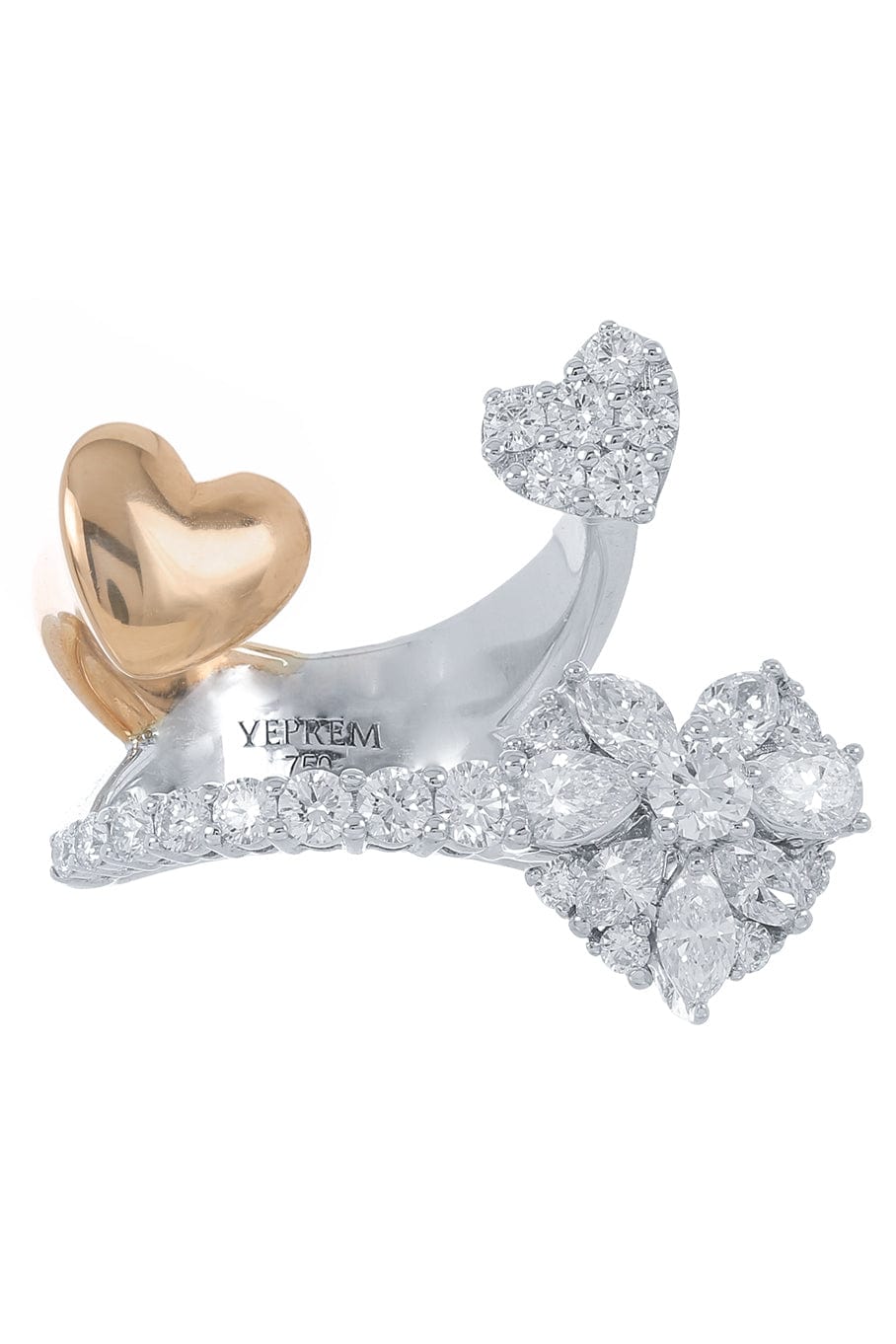 YEPREM JEWELLERY, Diamond Heart Ring