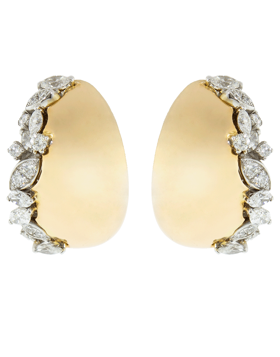 YEPREM JEWELLERY, Diamond Huggie Earrings