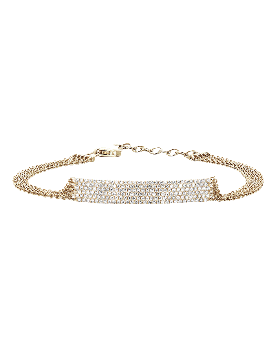 EF COLLECTION, Diamond Jumbo Bar Bracelet