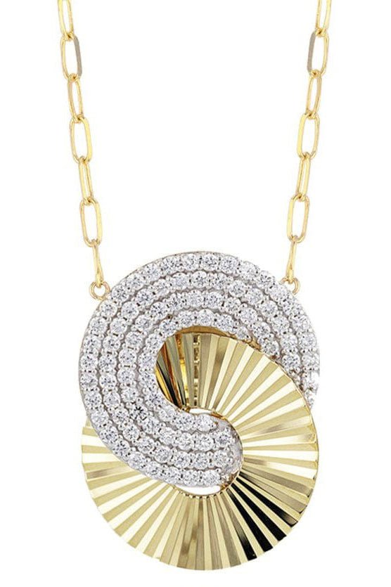 PHILLIPS HOUSE, Diamond Large Aura Interlocking Necklace