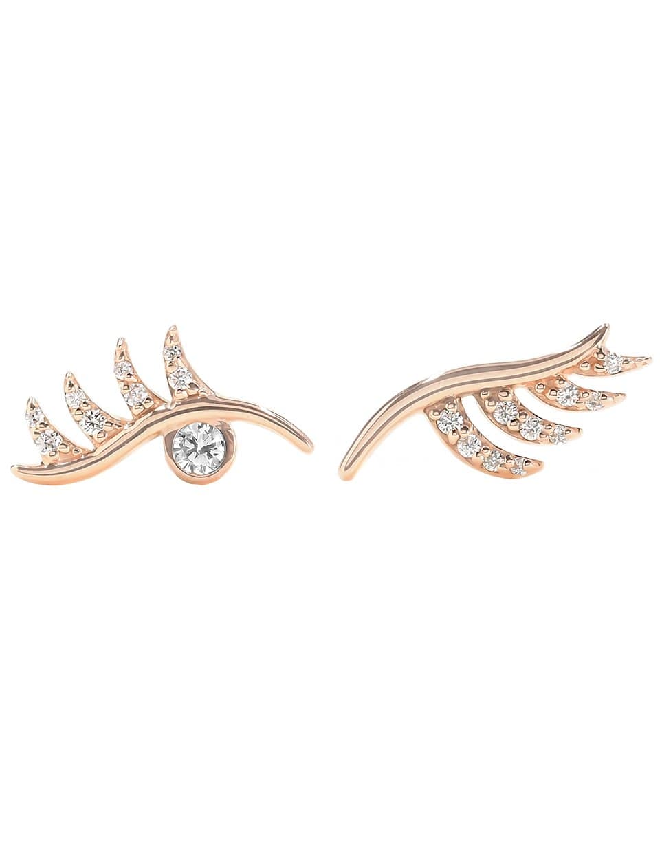 BONDEYE JEWELRY, Diamond Lashes Stud Earrings