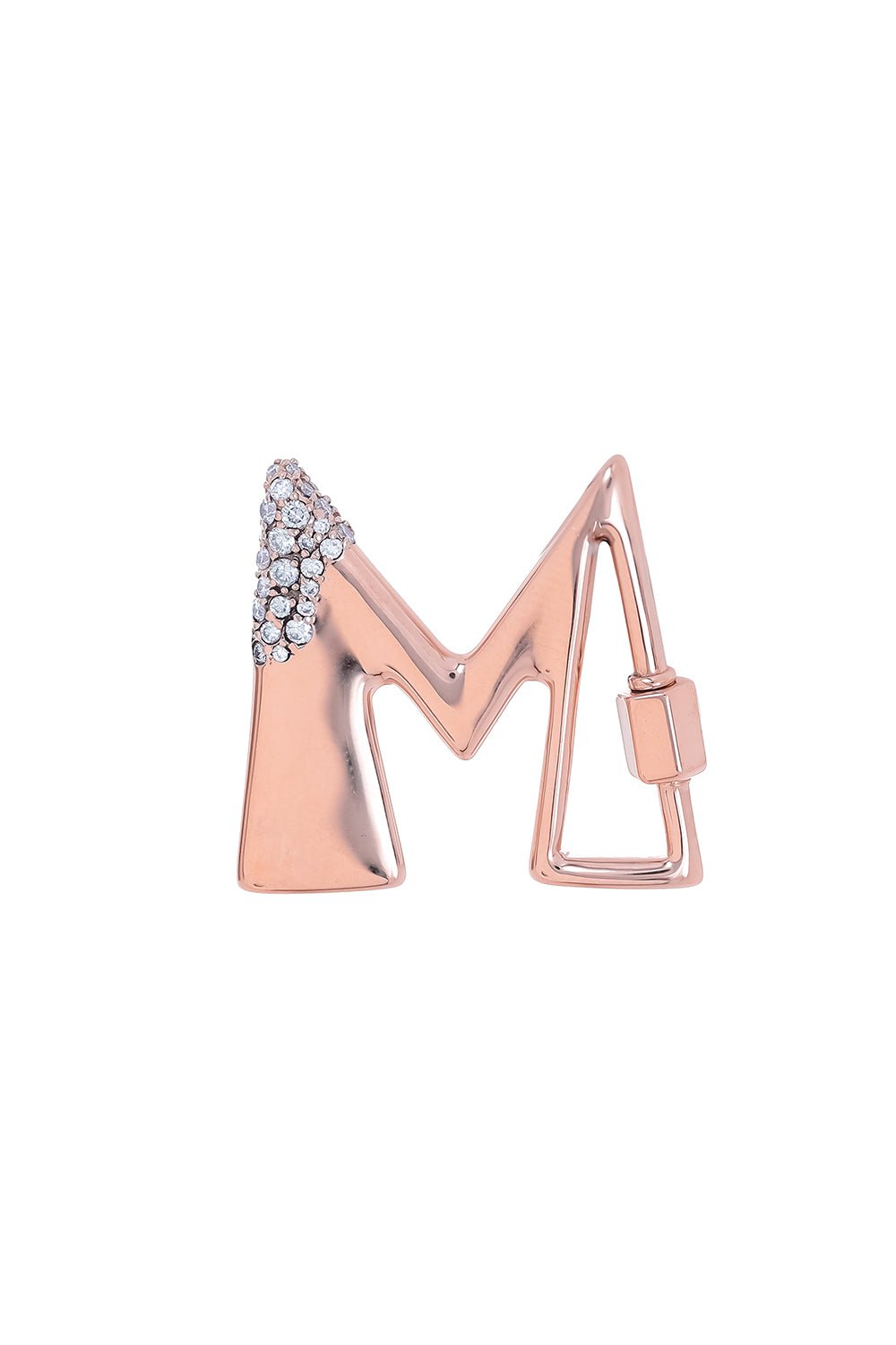 MARLA AARON, Diamond M Pendant