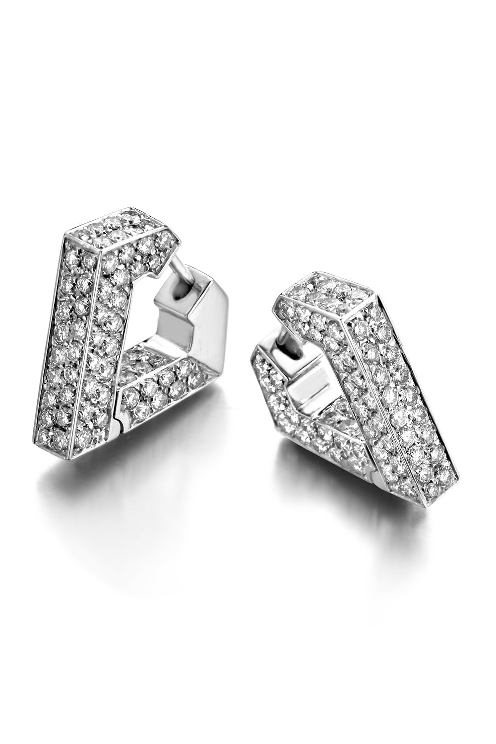 DRIES CRIEL, Diamond Medium Brute Earrings