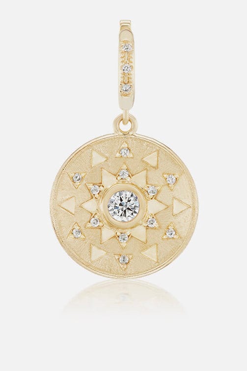 HARWELL GODFREY, Diamond Mini Sun Sign Medallion