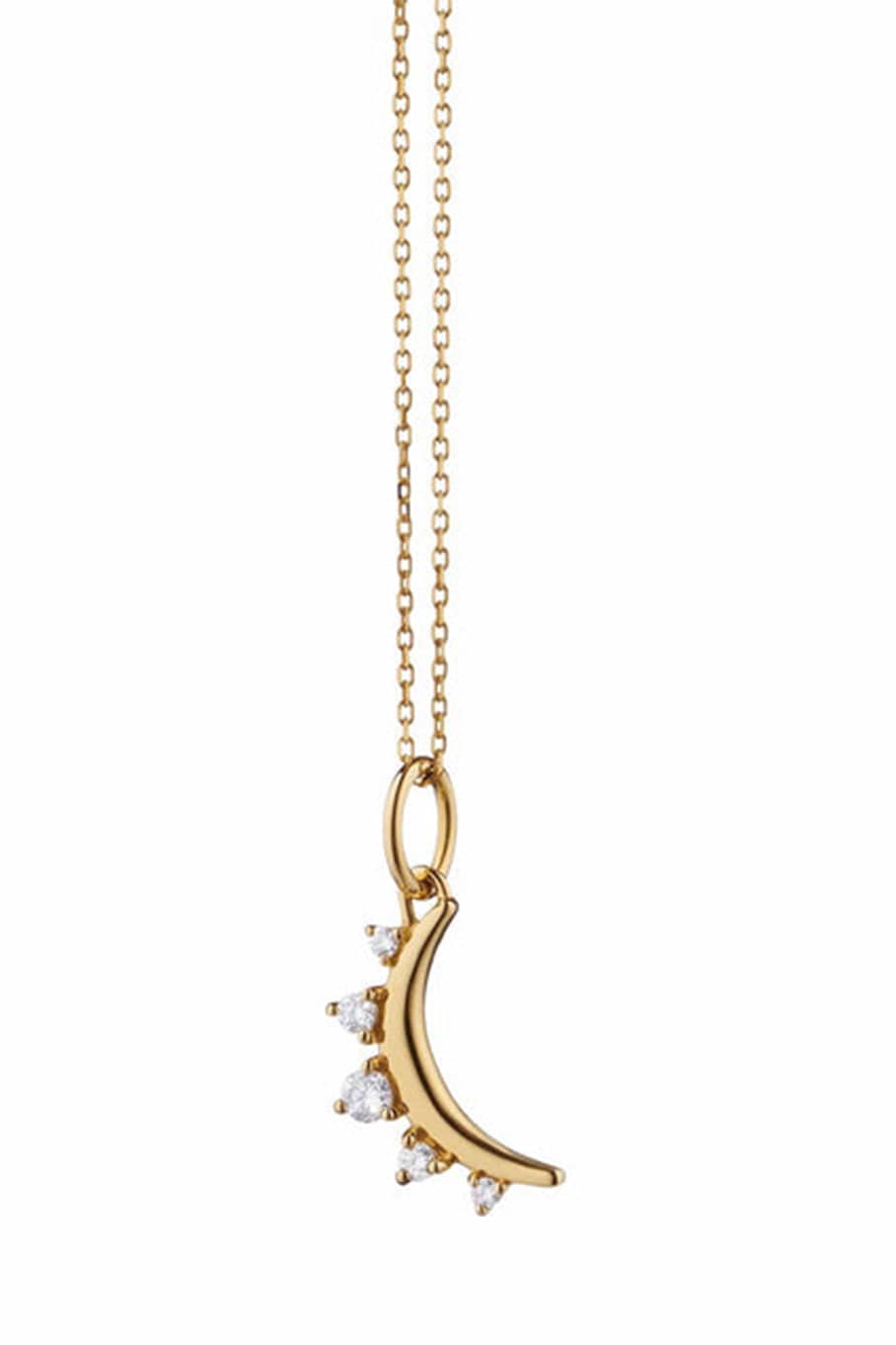 MONICA RICH KOSANN, Diamond Moon Necklace