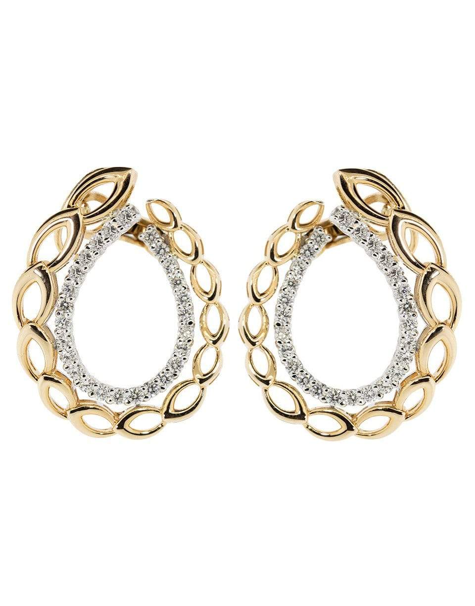 YEPREM JEWELLERY, Diamond Oval Earrings