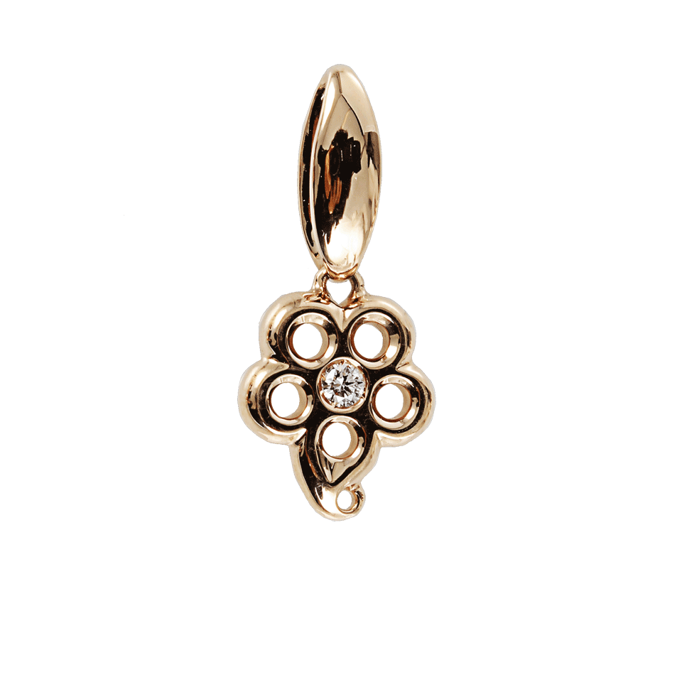 TAMARA COMOLLI, Diamond Paisley Flower Pendant