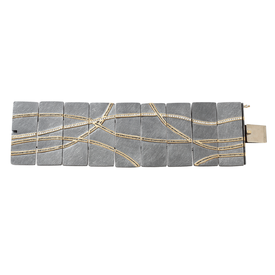 TODD REED, Diamond Panel Bracelet