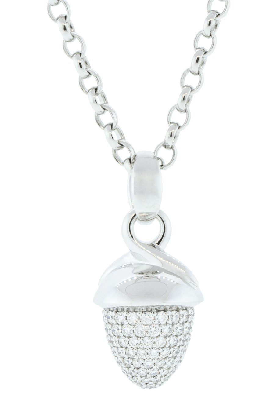 TAMARA COMOLLI, Diamond Pave Mikado Bouquet Pendant