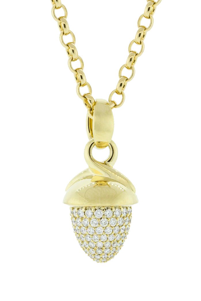 TAMARA COMOLLI, Diamond Pave Mikado Bouquet Pendant