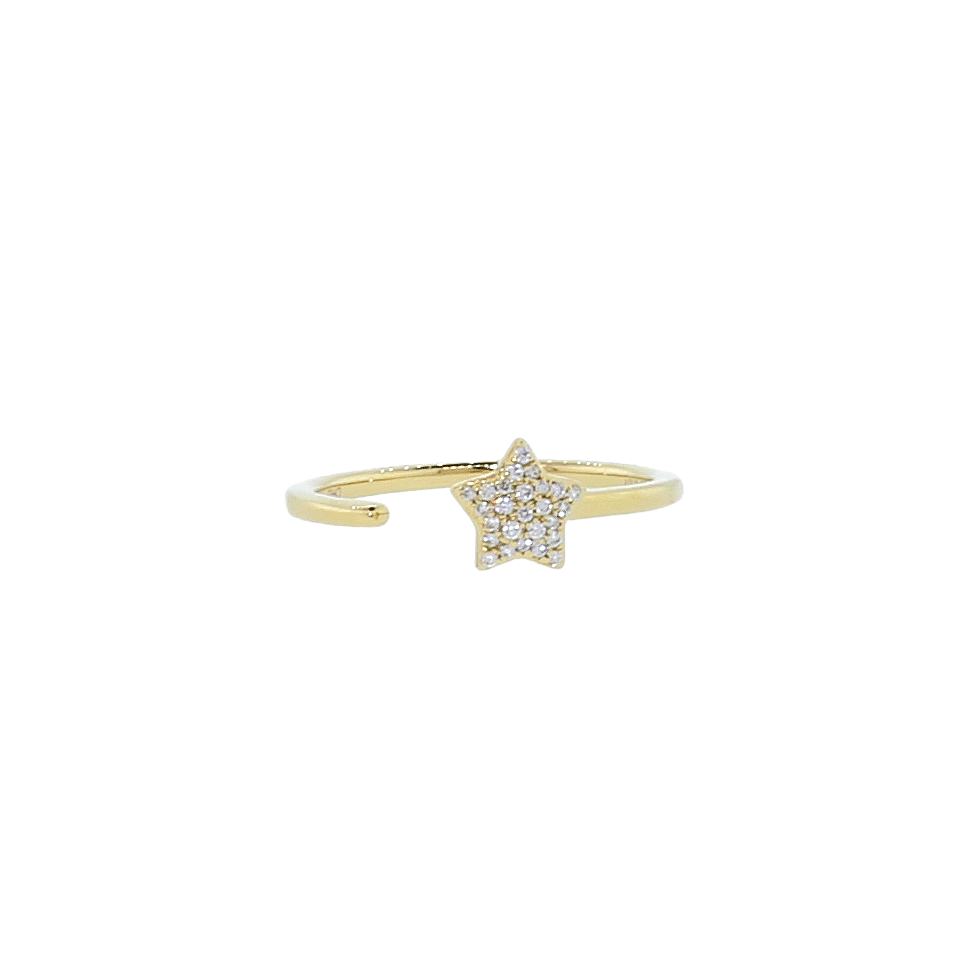 DANA REBECCA DESIGNS, Diamond Pave Star Ring