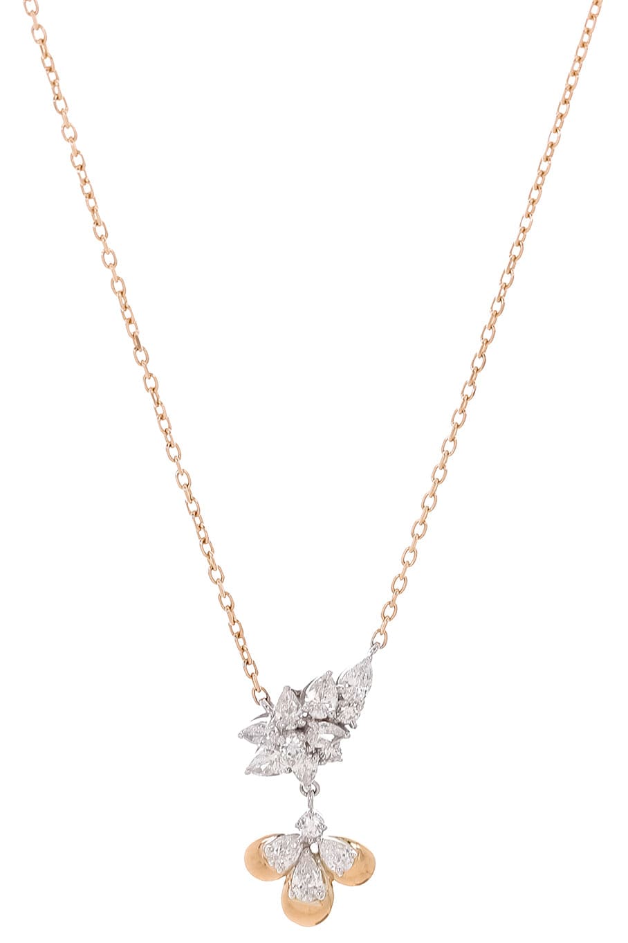 YEPREM JEWELLERY, Diamond Pear Drop Necklace