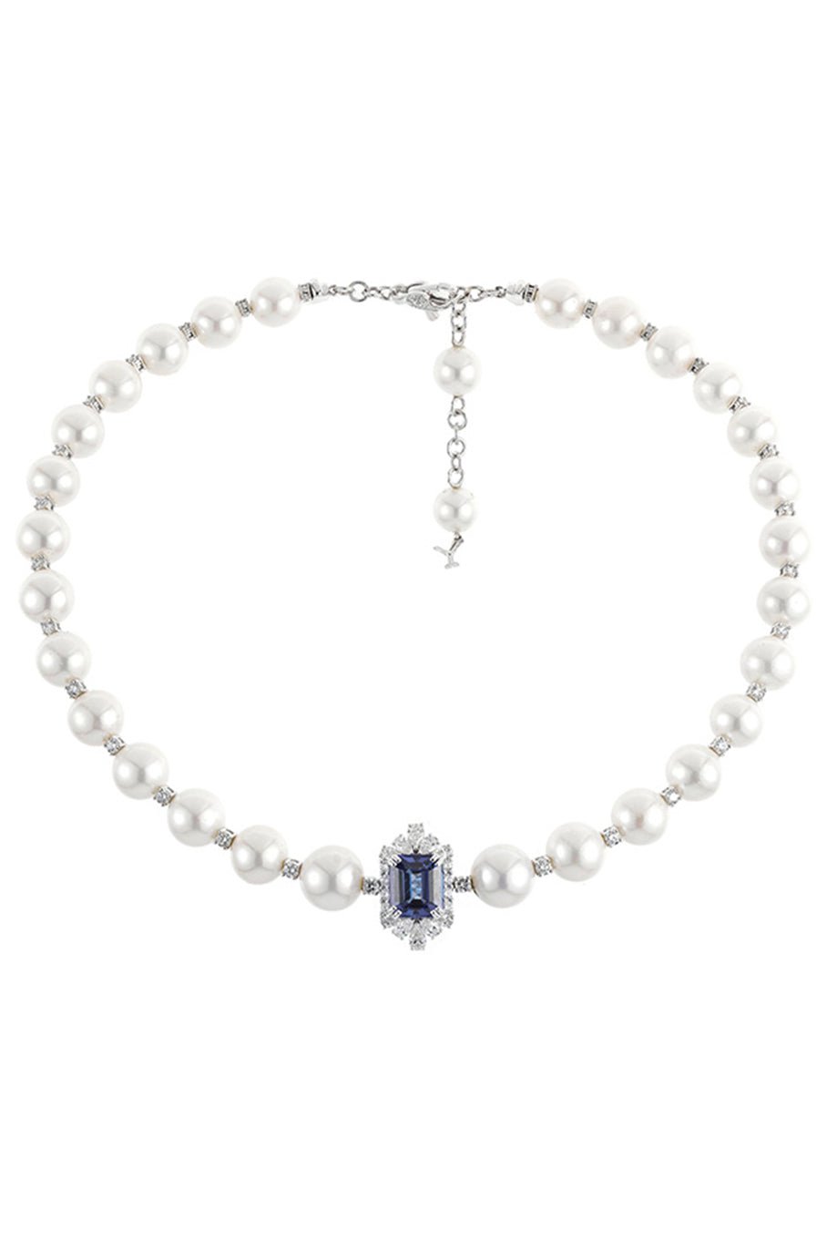 YEPREM JEWELLERY, Diamond Pearl Necklace