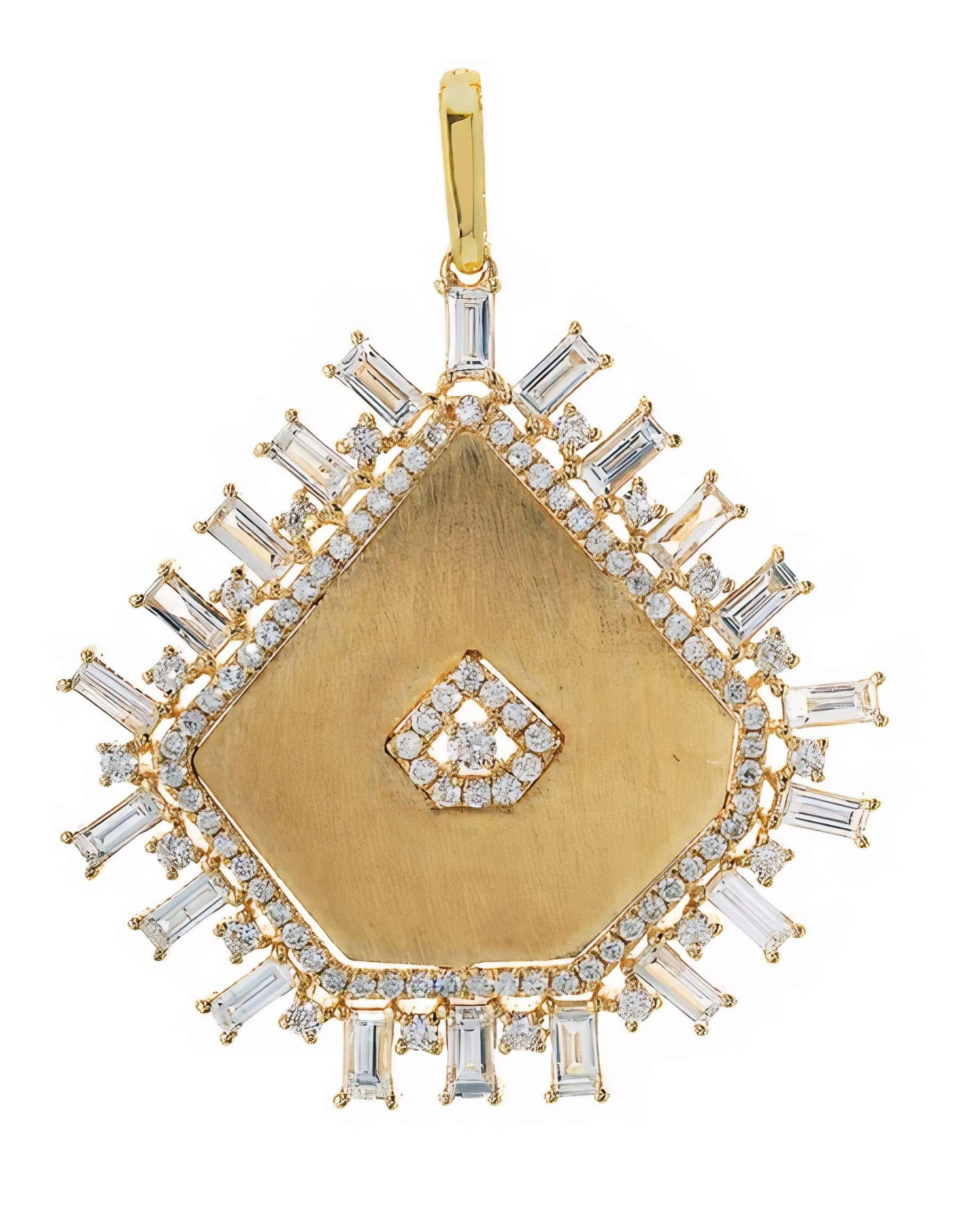 GRAZIELA, Diamond Pentagon Pendant