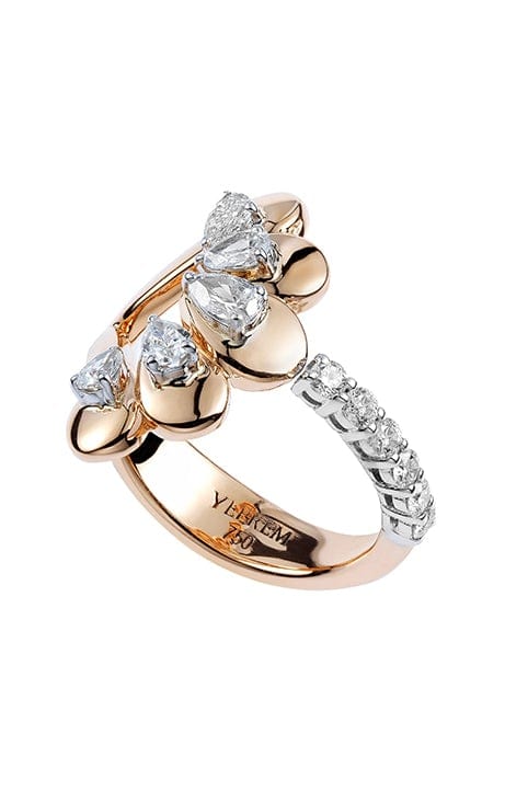 YEPREM JEWELLERY, Diamond Petal Ring