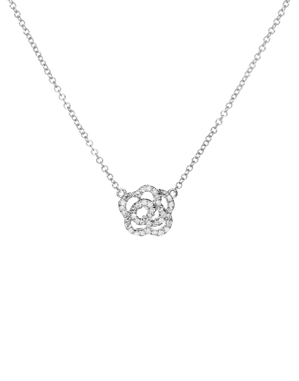 EF COLLECTION, Diamond Rose Necklace