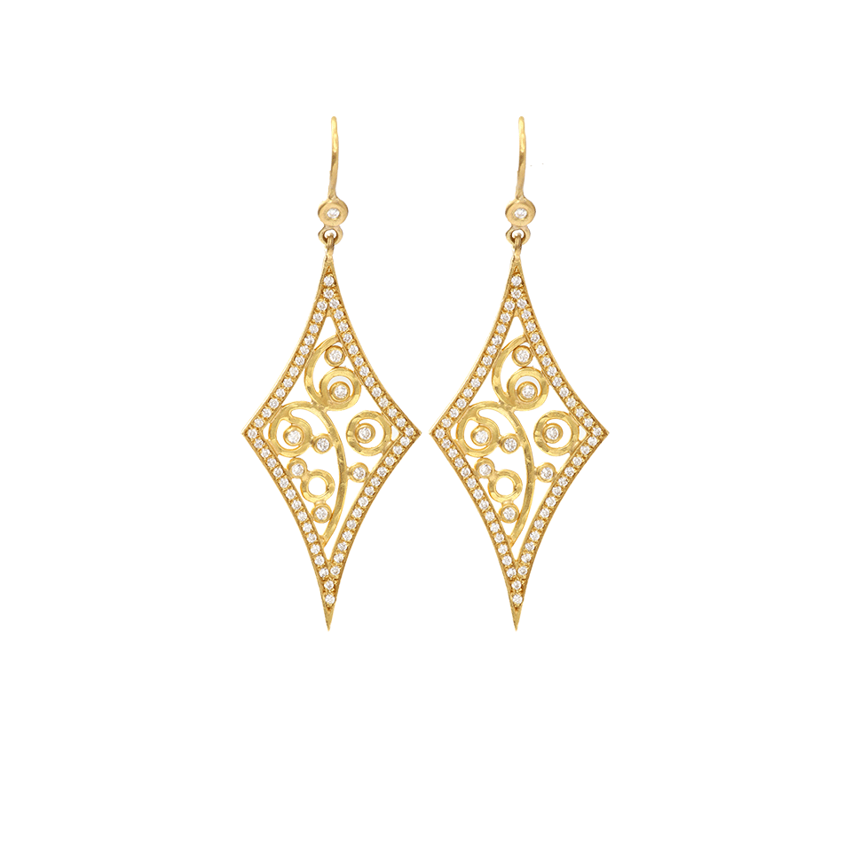 ANNIE FENSTERSTOCK, Diamond Shape Earrings