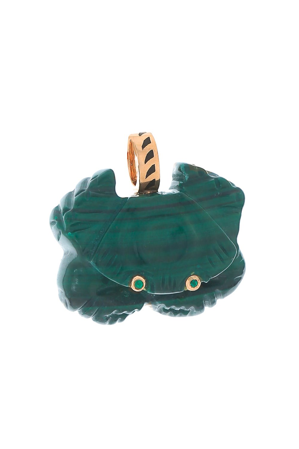 DEZSO BY SARA BELTRAN, Malachite Emerald Crab Charm