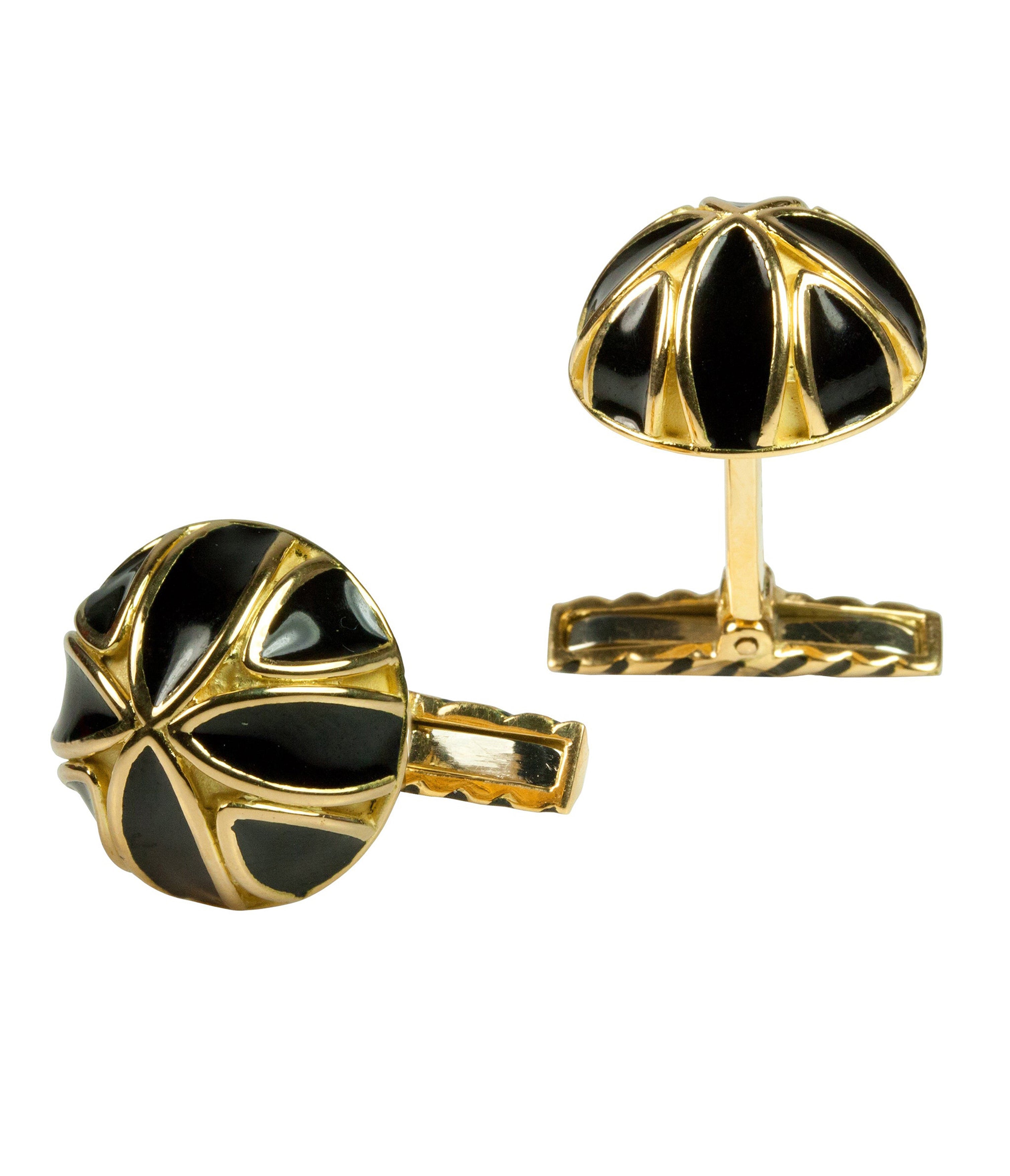 David Webb Workshop, Patterned Dome Cuff Links