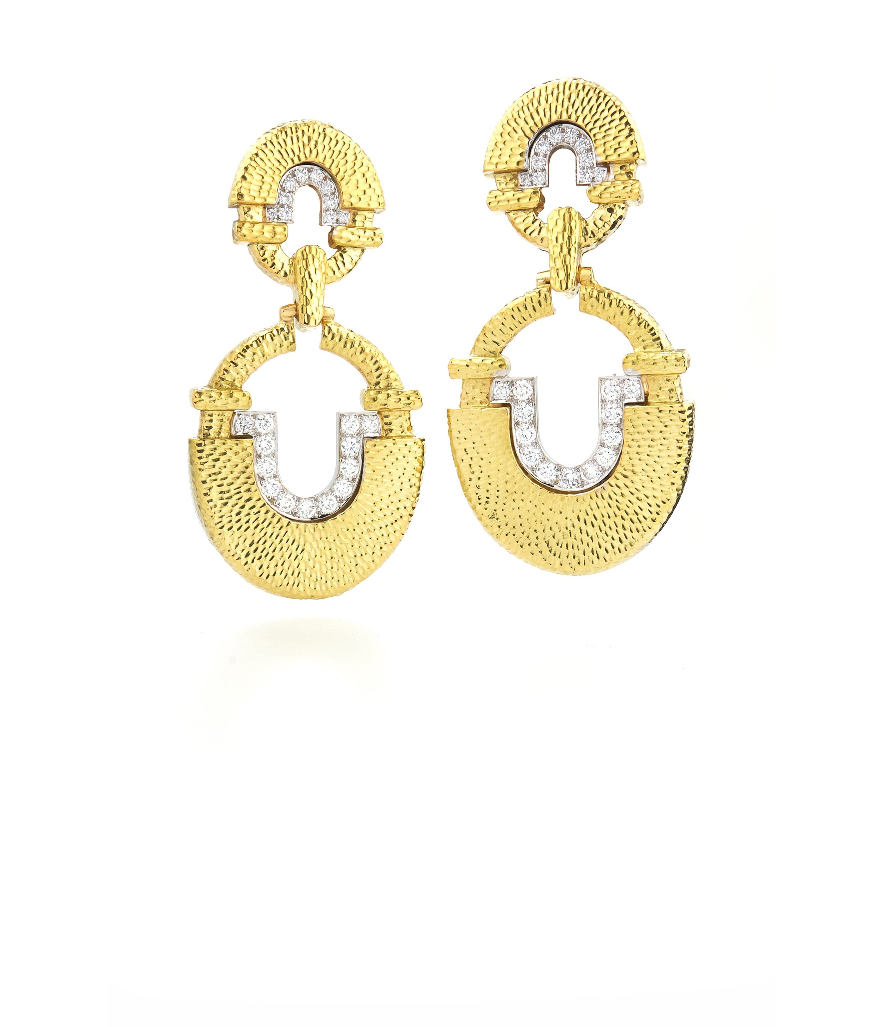 David Webb Workshop, U-Turn Earrings