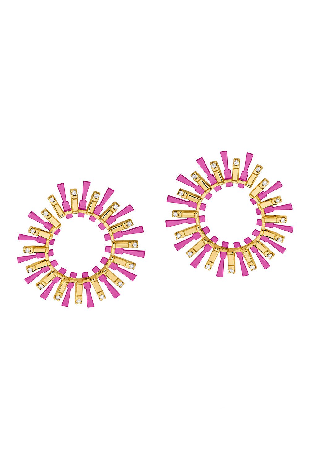 CAROL KAUFFMANN, Valentim Color Hoop Earrings